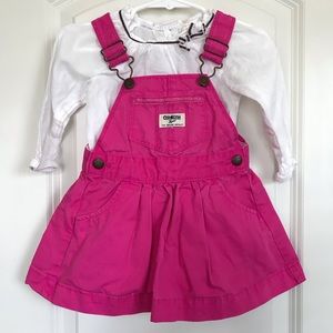 OshKosh Hot Pink Jumper & Matching Onesie